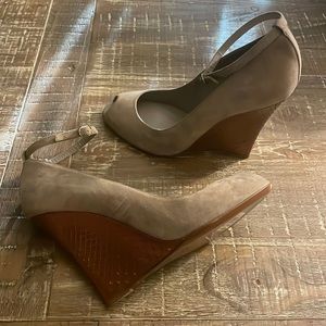 Ralph Lauren Collection Purple Label anklestrap wedges 9B …NIB